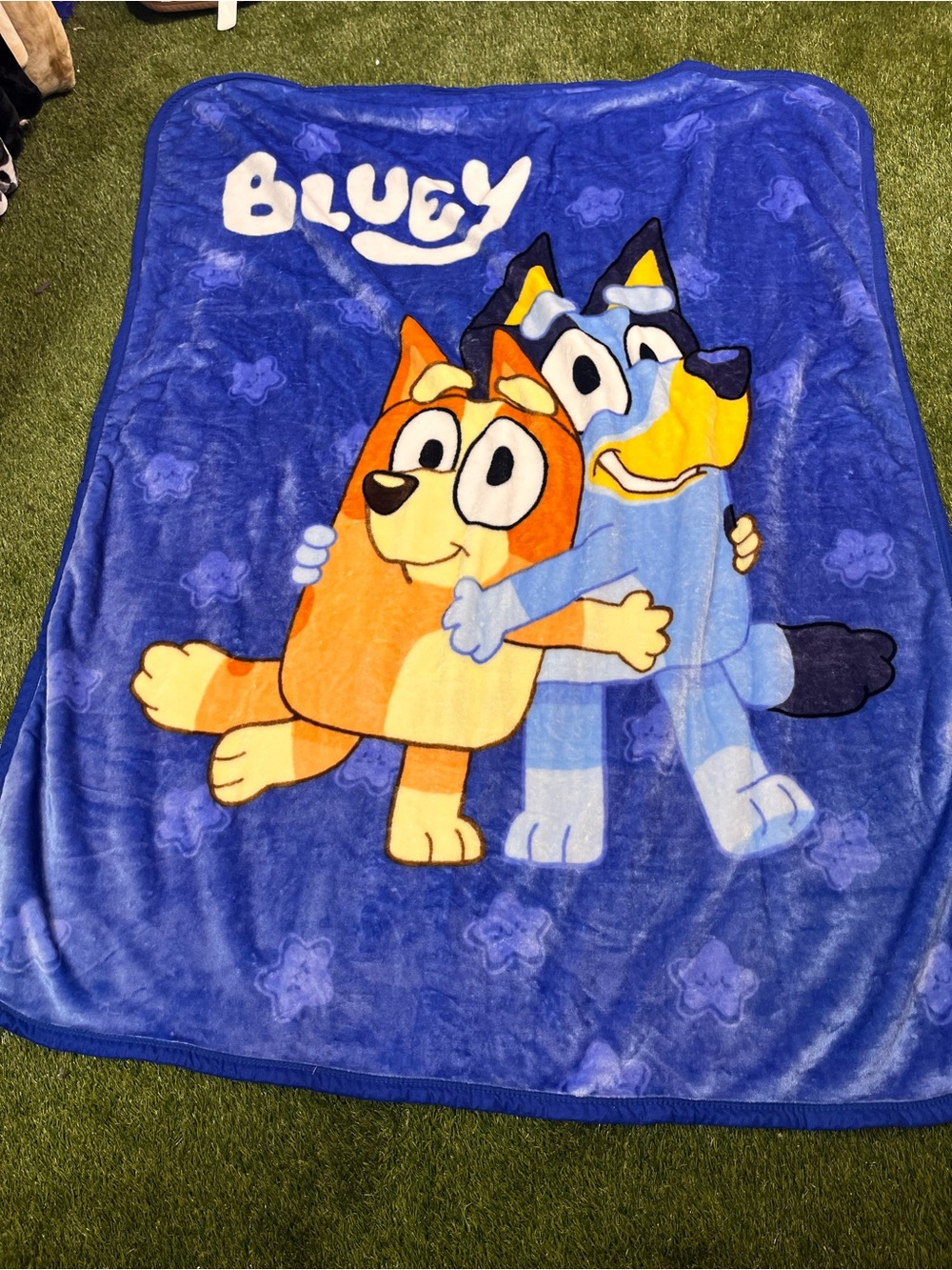 Plush Fleece Bluey  Throw Blanket -